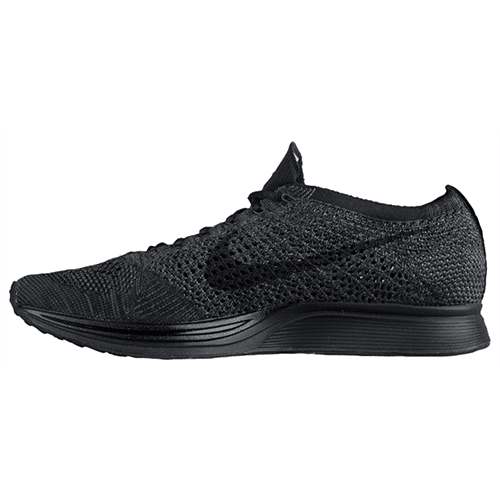 nike air max flyknit racer triple black