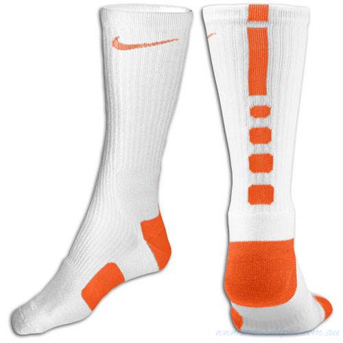 nike elite orange socks