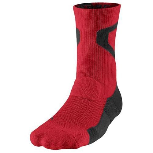 gym red jordan socks