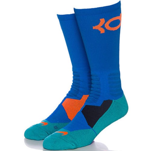 Nike KD Elite Crew Calcetines de baloncesto para hombre (L) L, Azul/claro