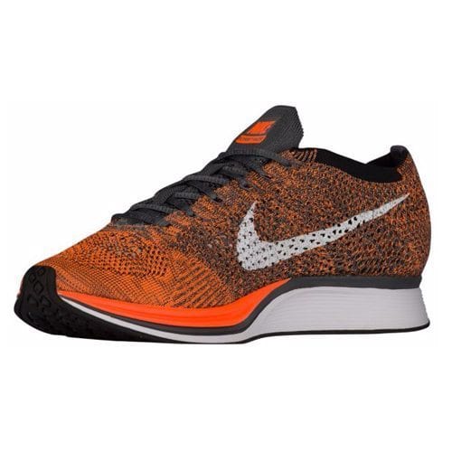 Nike Flyknit Racer - Men's (Total Orange/White/Dark Grey) | SportsMNL